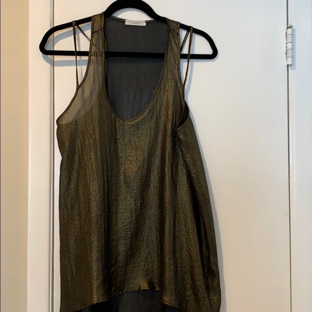Lush Gold, high-low tank